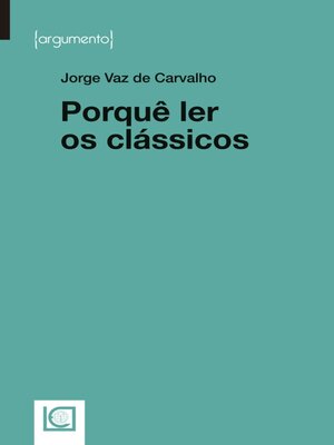 cover image of PORQUÊ LER OS CLÁSSICOS